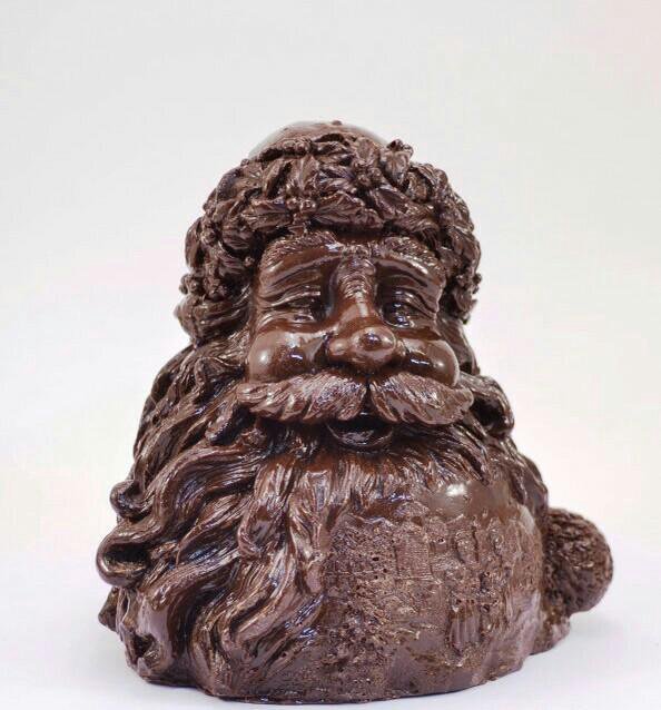 Chocolate santa