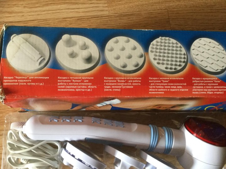 Вибромассажёр с электроимпульсами 