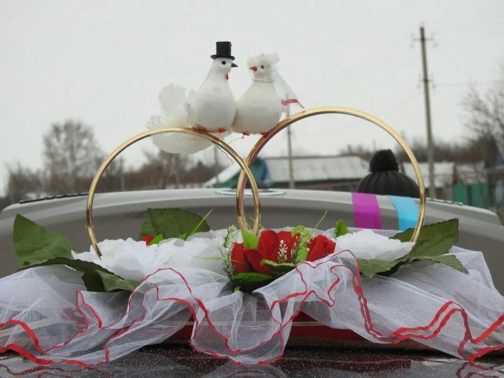 Фото Свадебных Колец На Машине