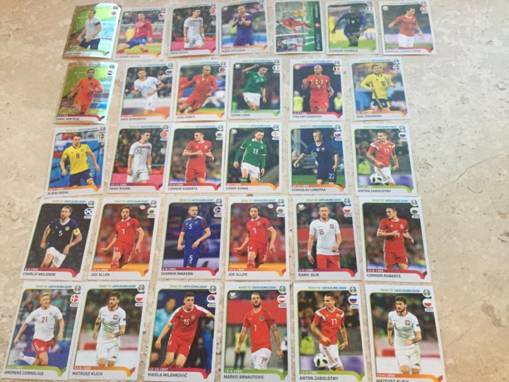 Gold Panini Stickers