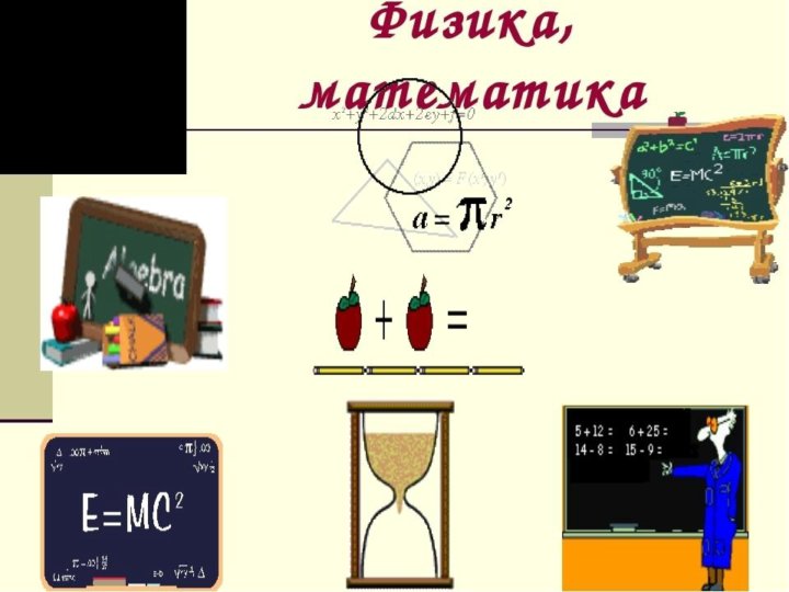 Математика в физике презентация