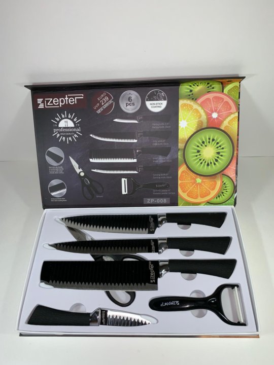 Ножи Цептер Набор Цена Оригинал Фото Черные — Картинки фотографии