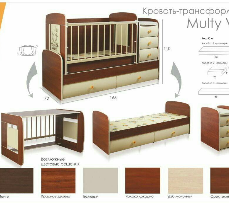 Где Купить Детскую Кроватку Трансформер