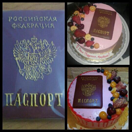 Купить Картинку Паспорт На Торт