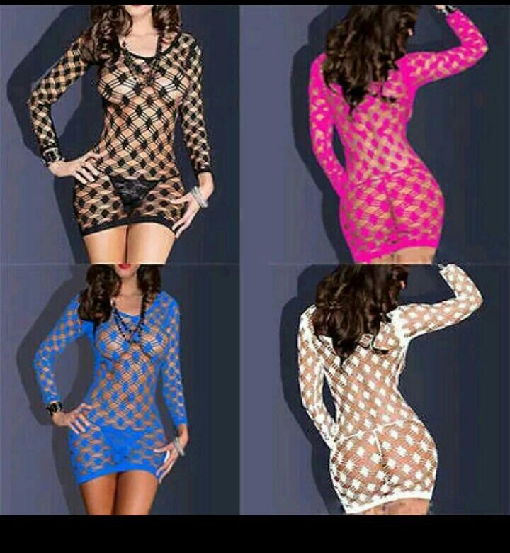 Сетчатое платье 