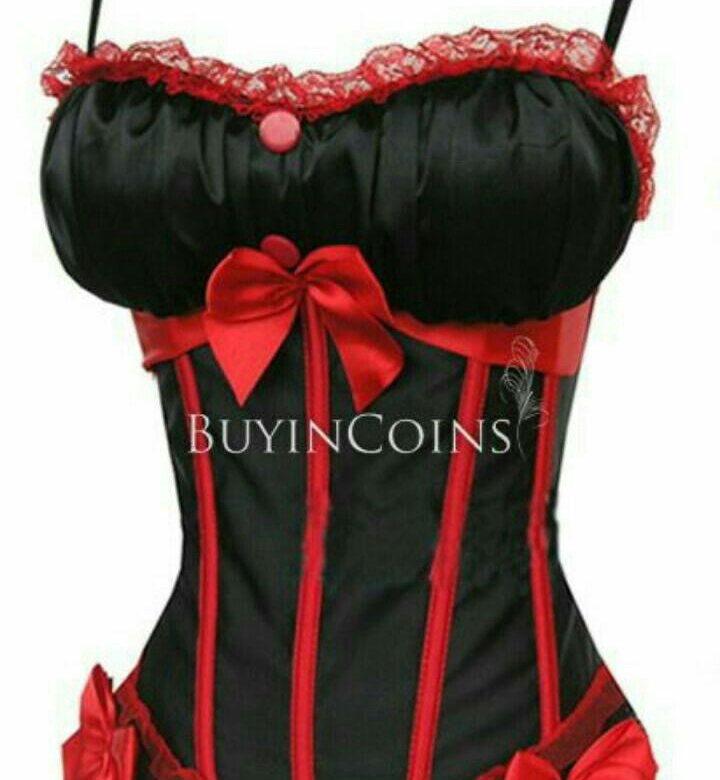 Корсет лакированный Devil & Angel, чёрный, L DA_7074 corset L - Devil & Angel - Эротические корсеты и бюстье - Купить