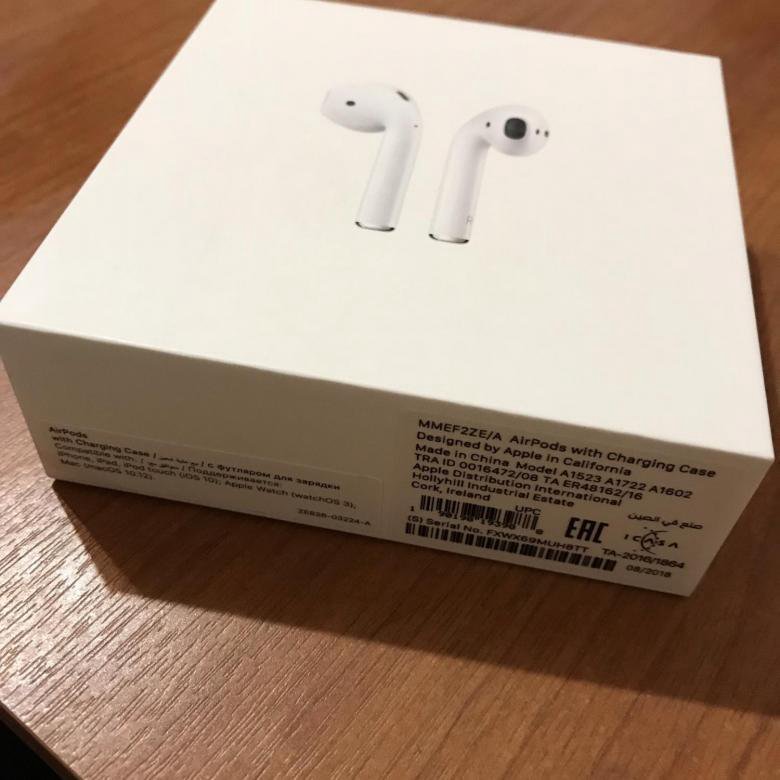 Airpods 2 Фото Коробки Оригинальной