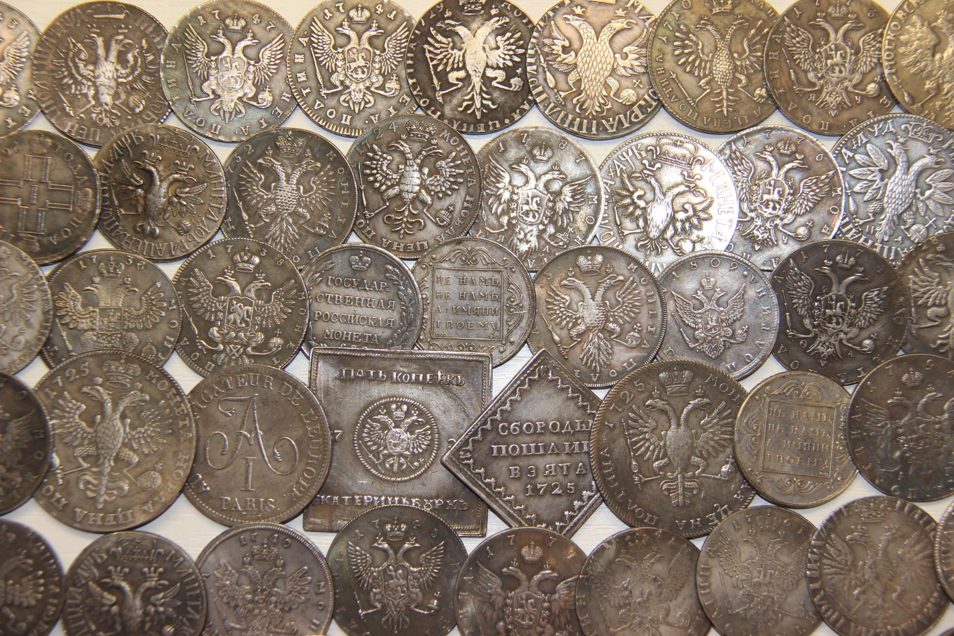 Монеты 1654 полтинник