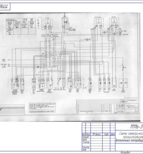 Ока 1111 схема электропроводки
