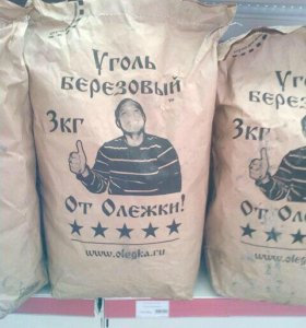 Березовый уголь 3 кг фото