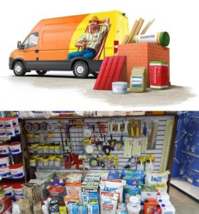 Строительные товары. Грузоперевозки строительных материалов. Строительные и отделочные материалы. Поставка материалов для ремонта. Строительные товары.