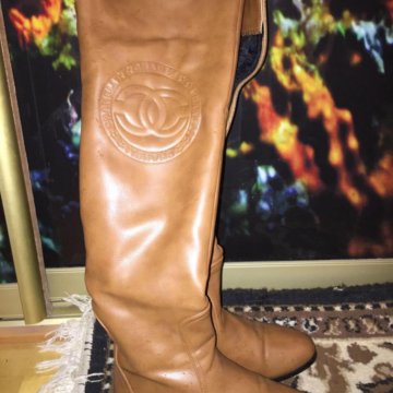 Сапоги Шанель зимние