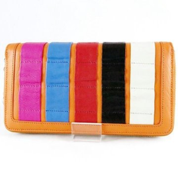 Новый оранжево-многоцветный женский кошелек BW