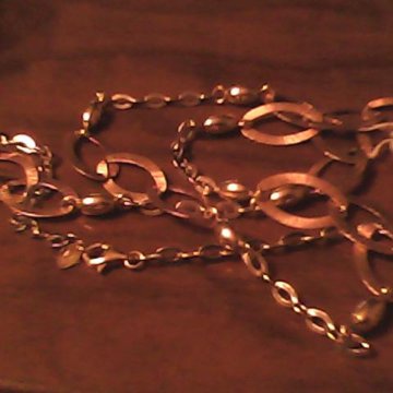 Колье из серебра