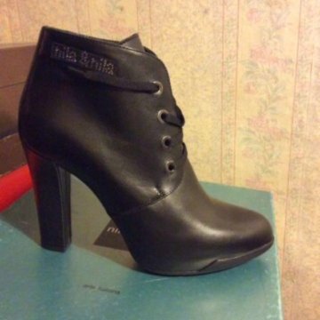 Кожаные ботильоны.Италия.
