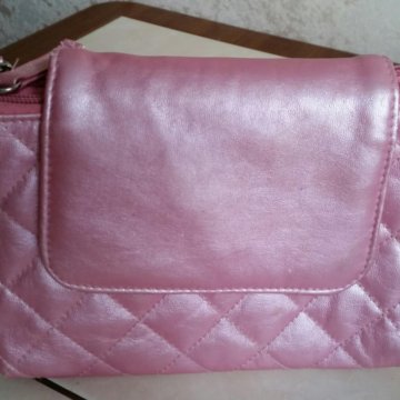 Косметичка/клатч розовая
