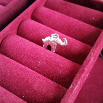 Кулон слон серебряный новый