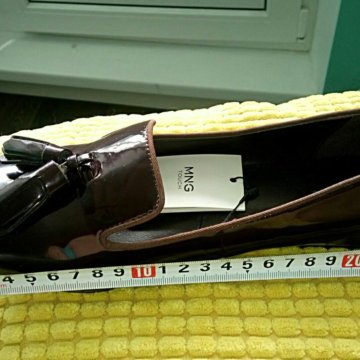 Лоферы mango, MNG Бургунди