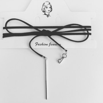 Чокер-шнурок замшевый