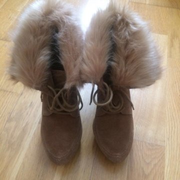 Замшевые ботиночки