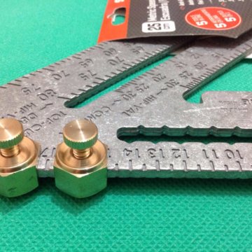 Swanson brass stair gauges м00008047. упоры для линейки swanson brass stair gauges. бобышки для угольника свенсона. упоры для угольника свенсона. линейка/угольник swanson 250мм, алюминий.