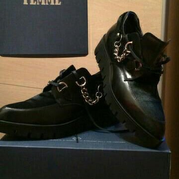 Новые! Натуральная кожа,на высокой подошве,Италия