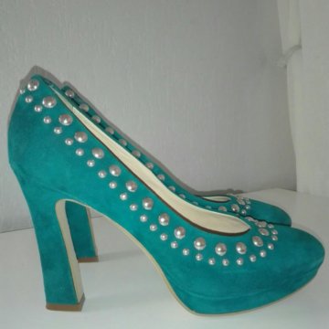 Туфли замшевые