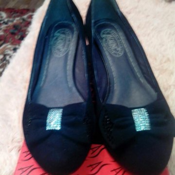 Туфли женские замшевые Новые с увеличенной полното