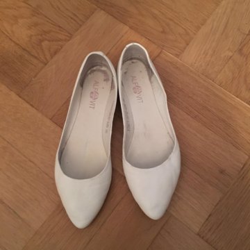 Кожаные балетки