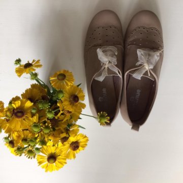 Кожаные летние ботиночки