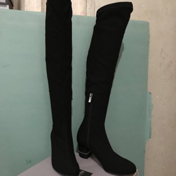 Демисезонные ботфорты.