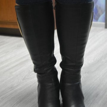 сапоги на высоком каблуке