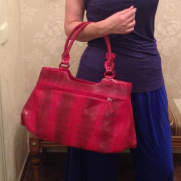 сумка женская из змеи