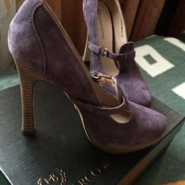 Замшевые туфли