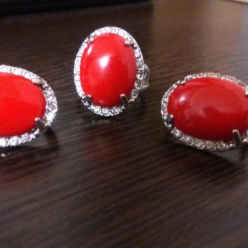 Серьги и кольцо