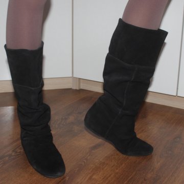 Сапоги из натуральной замши Balerina