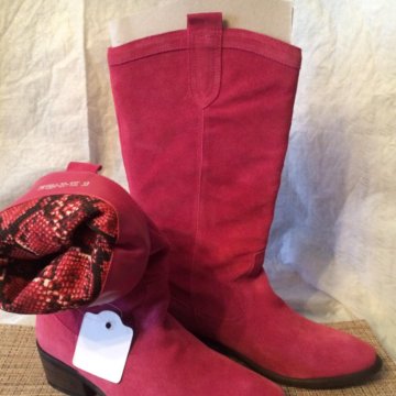 ????Новые сапоги замша Италия-Бразилия 38