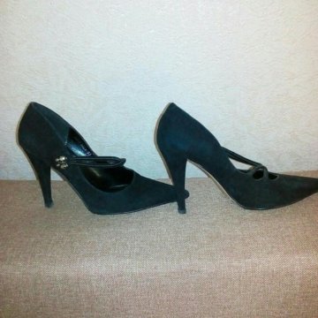 Туфли замшевые