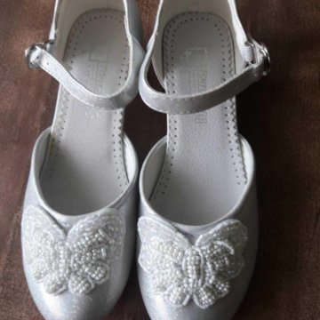 Туфли синие и бел. 36р