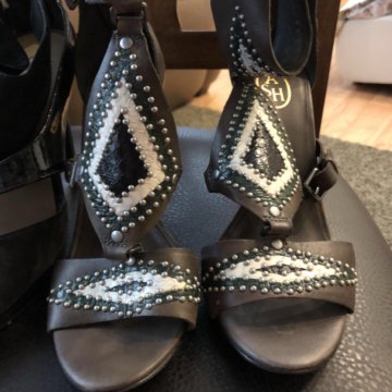 Новые Туфли босоножки Ash, кожа, оригинал