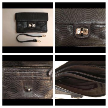 Клатч под змеиную кожу