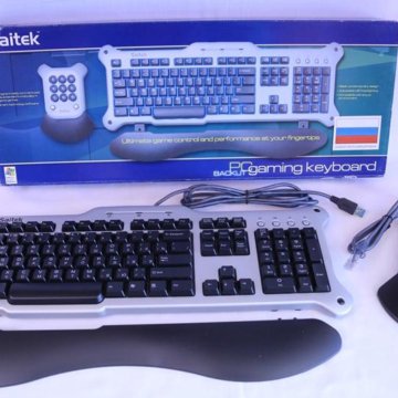 Клавиатура игровая Saitek (PZ08AR). Новая. Для ПК.