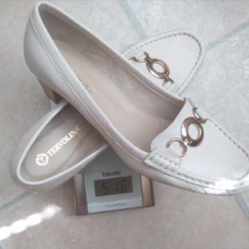 НОВЫЕ Кожаные женские мокасины. 516 грамм!!