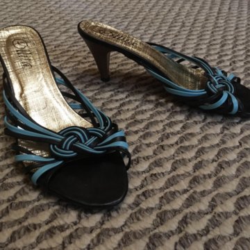 Кожаные сандалии без задников