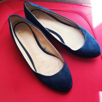 Замшевые балетки Zara 3️⃣8️⃣ размер