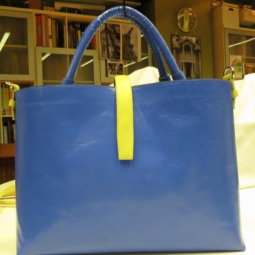 Эксклюзивная кожаная сумка — шоппер 2 в 1