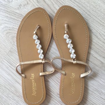 Босоножки Accessorize, стразы, р 39
