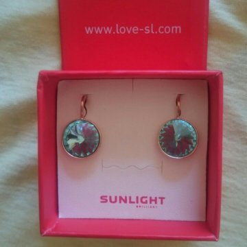 Серьги стразы Сваровски