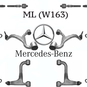 Передняя подвеска мл 163 схема