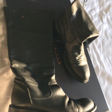 Сапоги натуральная кожа, Италия, 38,5